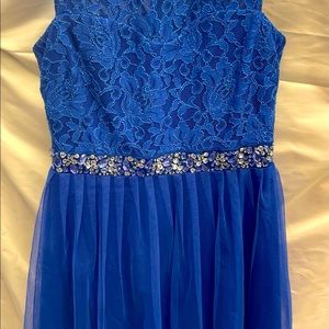 Speeckless little blue dress